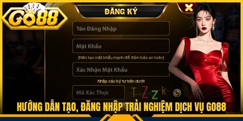 Hướng dẫn tạo tài khoản, đăng nhập trải nghiệm dịch vụ Go88