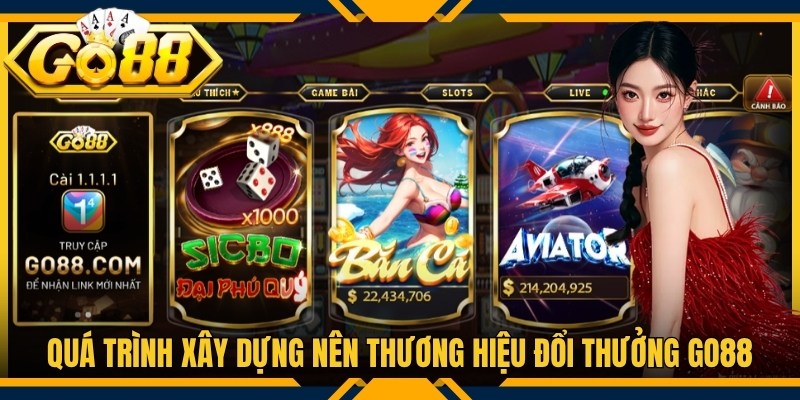 Quá trình xây dựng nên thương hiệu đổi thưởng Go88