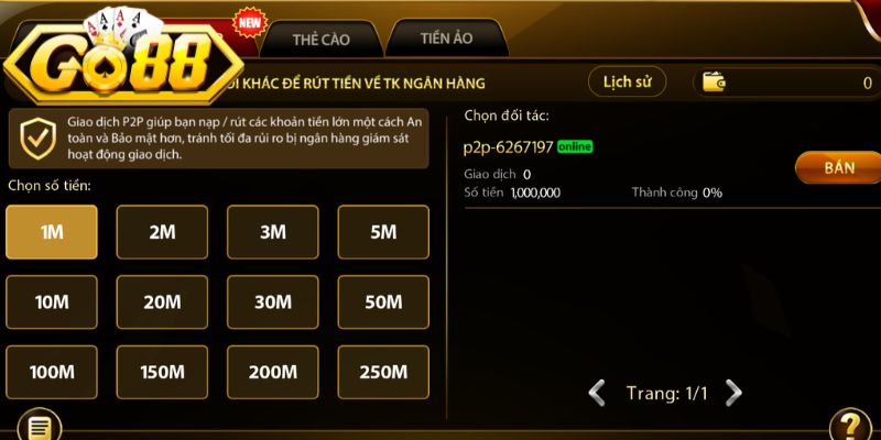 Phương thức trao đổi P2P giữa người dùng 